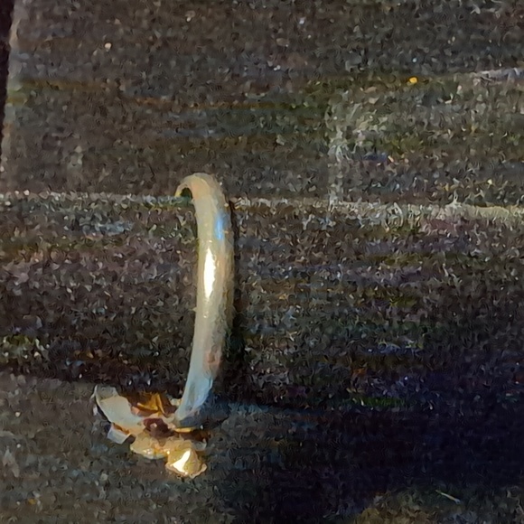 Black Rhinestone Teardrop Ring - Picture 4 of 8